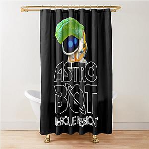 ASTRO BOT Rescue Mission LOGO with Bot Shower Curtain