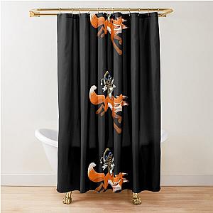 Astro Bot Ghost of Tsushima Shower Curtain