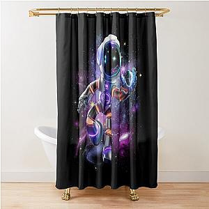 Astro Bot Astronaut Shower Curtain