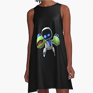 Astro Bot Frog A-Line Dress