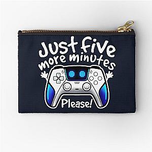 Just five more minutes astro bot dual sense Zipper Pouch