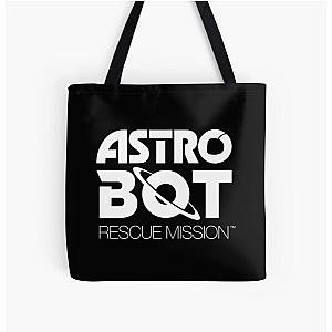 ASTRO BOT Rescue Mission WHITE LOGO All Over Print Tote Bag