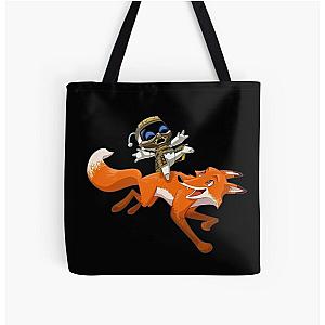 Astro Bot Ghost of Tsushima All Over Print Tote Bag