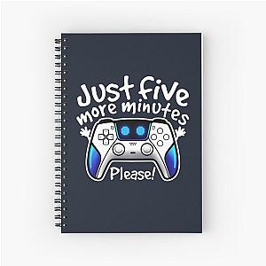 Just five more minutes astro bot dual sense Spiral Notebook