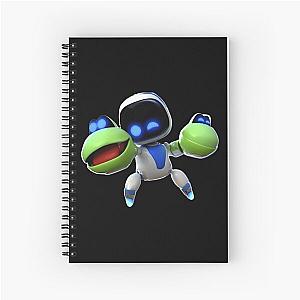 Astro Bot Frog Spiral Notebook