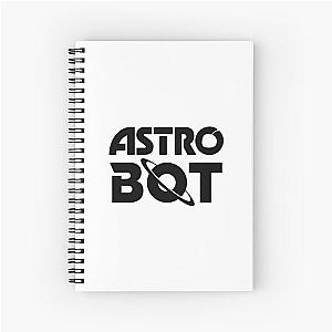 Astro Bot Logo Spiral Notebook