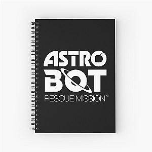 ASTRO BOT Rescue Mission WHITE LOGO Spiral Notebook