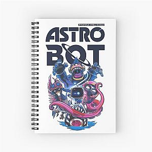 Astro Bot Spiral Notebook