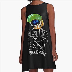 ASTRO BOT Rescue Mission LOGO with Bot A-Line Dress