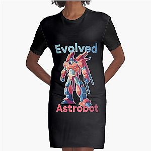 Evolved Astrobot Transformer Robot Graphic T-Shirt Dress