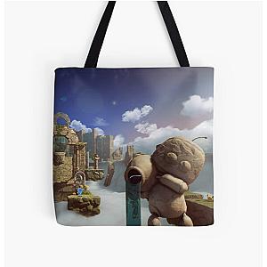 Astro Bot Mission Rescue All Over Print Tote Bag