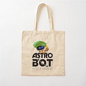 ASTRO BOT Rescue Mission LOGO with Bot Cotton Tote Bag