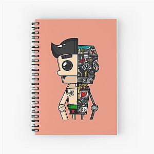 Astro Bot Spiral Notebook