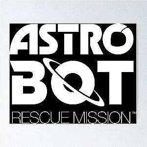 ASTRO BOT Rescue Mission WHITE LOGO Poster