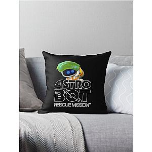 ASTRO BOT Rescue Mission LOGO with Bot Throw Pillow