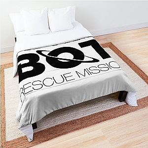 ASTRO BOT Rescue Mission BLACK LOGO Comforter