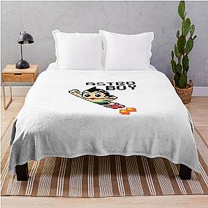 Astro Boy Pixellated Character Throw Blanket