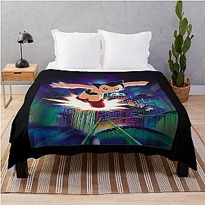 Astro Boy Classic Anime Throw Blanket