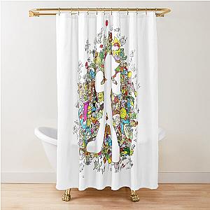 Doodle Astro Boy Shower Curtain -> Doodle Astro Shower Curtain