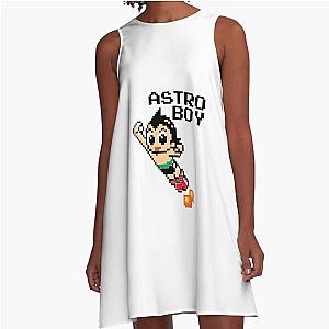 Astro Boy Pixellated Character A Line Dress