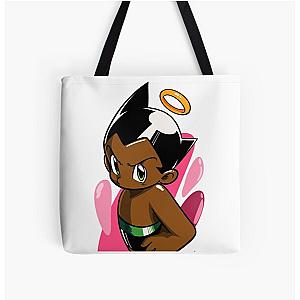 Black Astro Boy Tote Bag