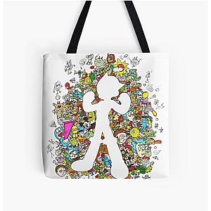 Doodle Astro Boy Tote Bag