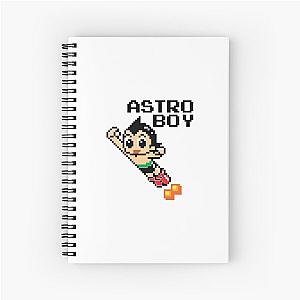 Astro Boy Pixellated Spiral Notebook