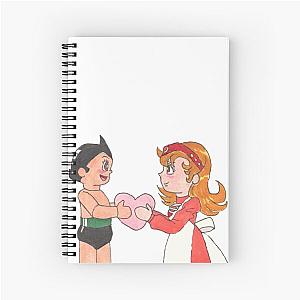 Astro Boy and Valentine's Day Spiral Notebook