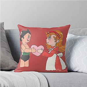 Astro Boy and Nikki Valentine's Day Throw Pillow