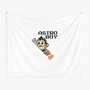 Astro Boy Pixellated Character Tapestry