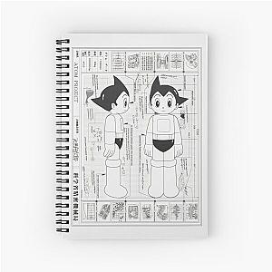 Astro Boy Blueprint Spiral Notebook