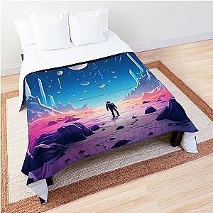 Astroneer in a space, space thrown blanket Comforter