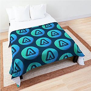 Minimal Astroneer Logo   Comforter