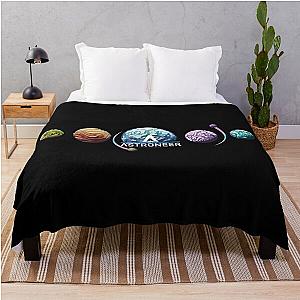 Astroneer Planets Throw Blanket