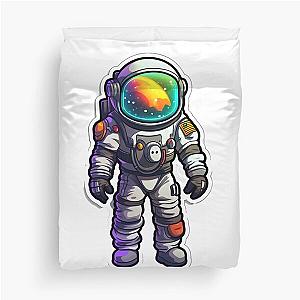 Astroneer in a space suit,space art Duvet Cover