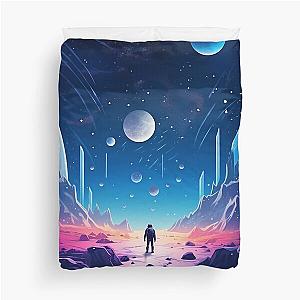 Astroneer in a space, space thrown blanket Duvet Cover