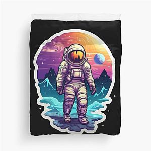 Astroneer in a space suit,space art Duvet Cover