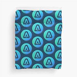 Minimal Astroneer Logo   Duvet Cover