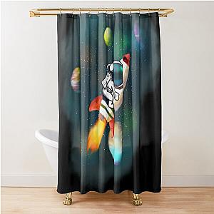 Astroneer Fan Art 2 Shower Curtain