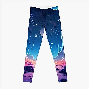 Astroneer in a space, space thrown blanket Leggings