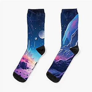 Astroneer in a space, space thrown blanket Socks