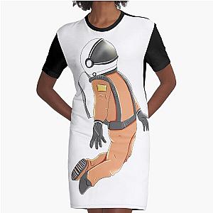 Astroneer Fan Art Graphic T-Shirt Dress