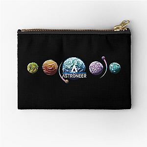 Astroneer Planets Zipper Pouch