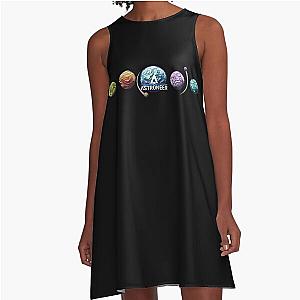 Astroneer Planets A-Line Dress