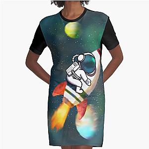 Astroneer Fan Art 2 Graphic T-Shirt Dress