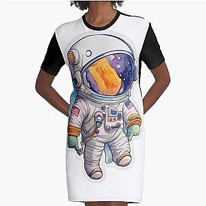 spacesuit Astroneer Flight Suit Graphic T-Shirt Dress