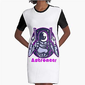 An Invincible Astroneer-ian Graphic T-Shirt Dress