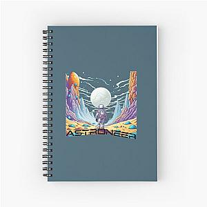 Astroneer Astronaut Space Graphic Spiral Notebook