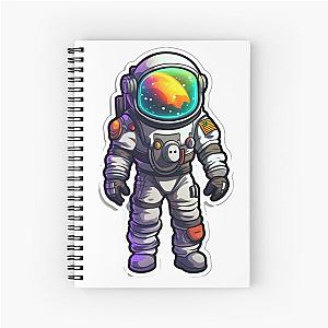 Astroneer in a space suit,space art Spiral Notebook