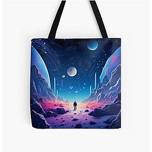 Astroneer in a space, space thrown blanket All Over Print Tote Bag